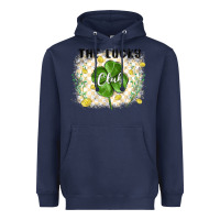 Navy the lucky club Heavyweight Hoodie - MaliasSmallBusiness