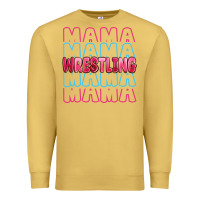 Antique Gold wrestling mama Premium Sweatshirt - MaliasSmallBusiness