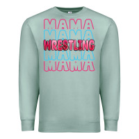 Seafoam wrestling mama Premium Sweatshirt - MaliasSmallBusiness