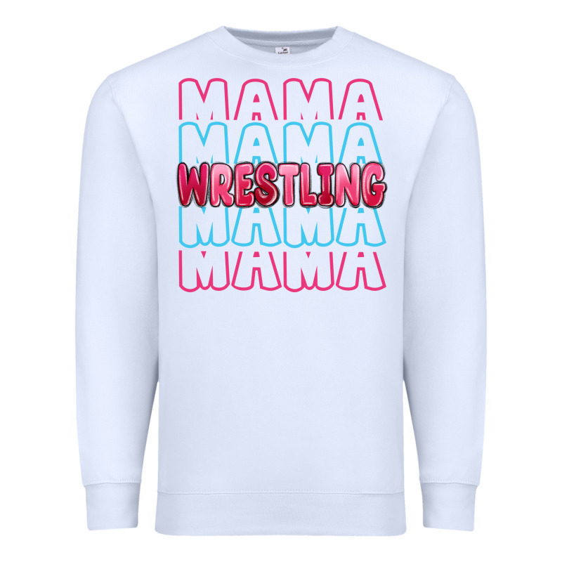 Wrestling Mama Premium Sweatshirt by MaliasSmallBusiness | Teevron