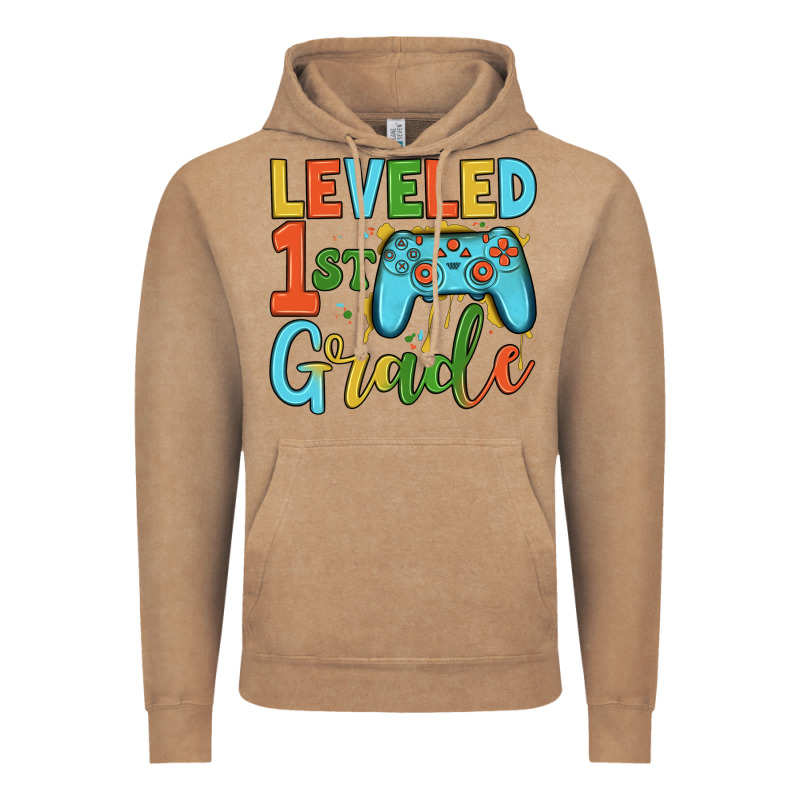 Leveled 1 St Grade Vintage Hoodie by JahusDesignShop | Teevron