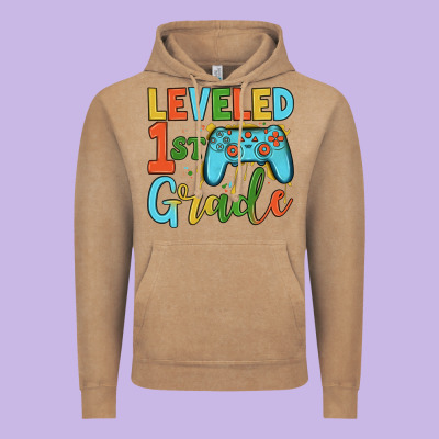 Leveled 1 St Grade Vintage Hoodie Designed By Jahusdesignshop