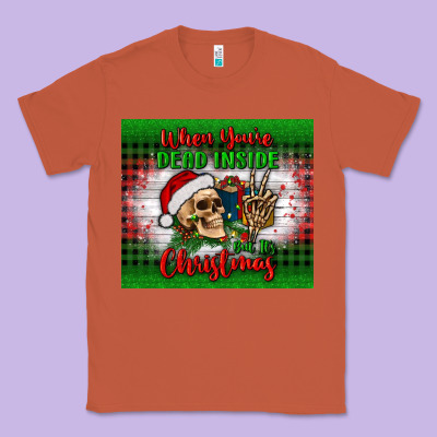 When You’re Dead Inside But It's Christmas Tumbler Classic Tee Designed By Bundleandbundleshop