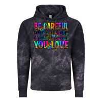 Cloud Black be careful who you hate it could be someone you lo Vintage Hoodie - Zillion Design Studio