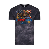 Cloud Black Ain't no doubt i love this land 4th of july Vintage Tee - CowGirlArtShop