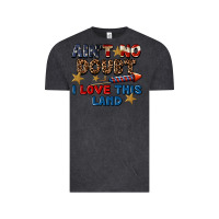 Vintage Black Ain't no doubt i love this land 4th of july Vintage Tee - CowGirlArtShop