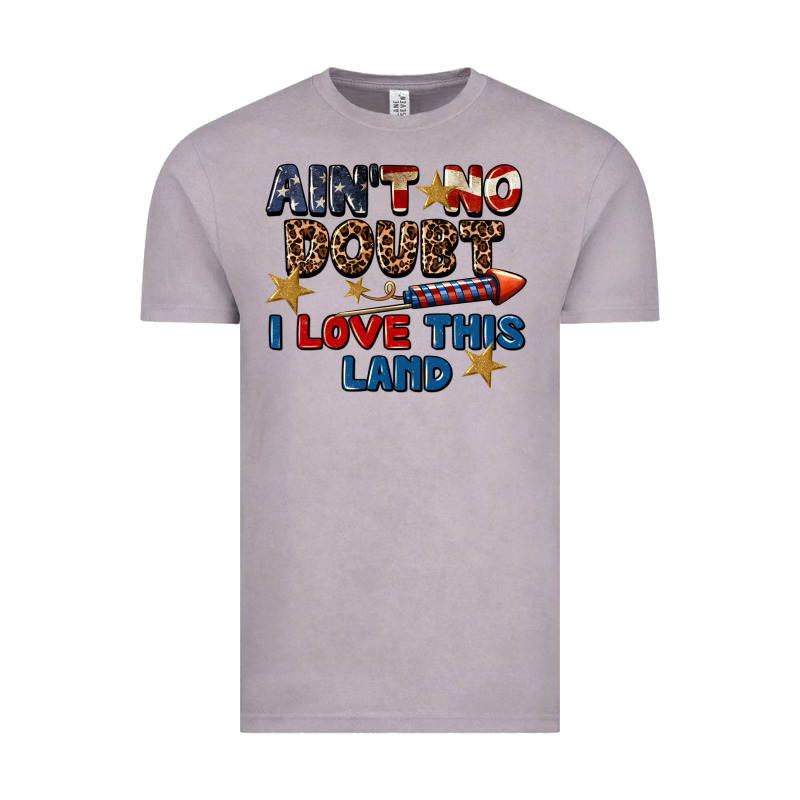 Ain't No Doubt I Love This Land 4th Of July Vintage Tee by CowGirlArtShop | Teevron