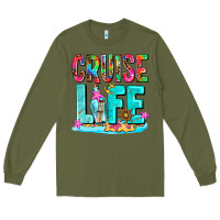 Army Green cruise  life Long Sleeve Tee - AdoDesignShop