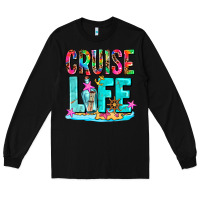 Black cruise  life Long Sleeve Tee - AdoDesignShop