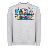 Heather Grey para crew Heavyweight Sweatshirt - Zillion Design Studio