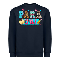 Navy para crew Heavyweight Sweatshirt - Zillion Design Studio