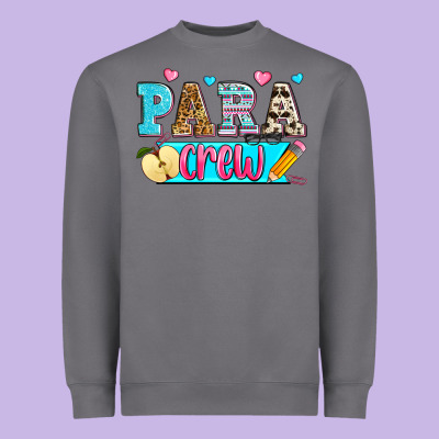Para Crew Heavyweight Sweatshirt Designed By Zillion Design Studio