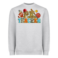Heather Grey p.e. teacher Heavyweight Sweatshirt - Zillion Design Studio