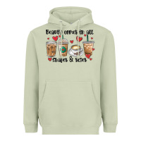 Matcha beauty comes in all shapes and sizes coffee Heavyweight Hoodie - MaliasSmallBusiness