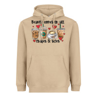Mushroom beauty comes in all shapes and sizes coffee Heavyweight Hoodie - MaliasSmallBusiness
