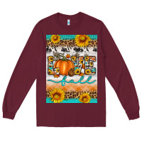 Burgundy love fall Long Sleeve Tee - Artiststas