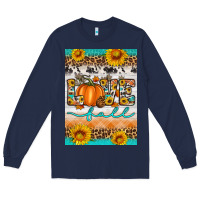Navy love fall Long Sleeve Tee - Artiststas