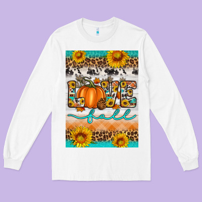 Love Fall Long Sleeve Tee Designed By Artiststas