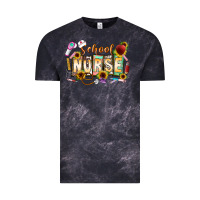 Cloud Black school nurse Vintage Tee - CowhideDigitalArt