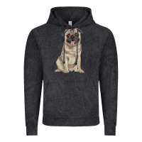 Vintage Black pug Vintage Hoodie - RanaPortraitStore