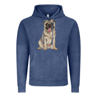 Vintage Denim pug Vintage Hoodie - RanaPortraitStore