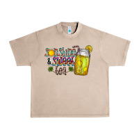 French Oak sunshine & sweet tea Urban Heavy Tee - CowhideDigitalArt