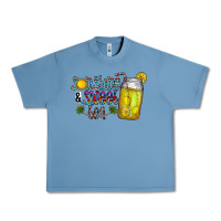 Pebble Blue sunshine & sweet tea Urban Heavy Tee - CowhideDigitalArt