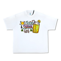 White sunshine & sweet tea Urban Heavy Tee - CowhideDigitalArt