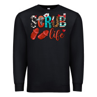 Black scrub life Premium Sweatshirt - NancyCooperArtShop