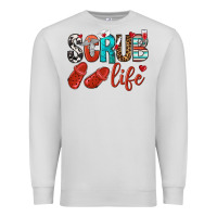 Dove Grey scrub life Premium Sweatshirt - NancyCooperArtShop