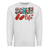 Oatmeal Heather scrub life Premium Sweatshirt - NancyCooperArtShop