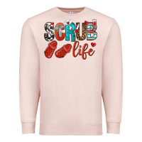 Pale Pink scrub life Premium Sweatshirt - NancyCooperArtShop