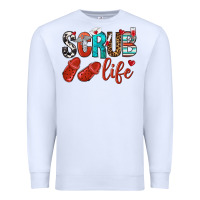 White scrub life Premium Sweatshirt - NancyCooperArtShop