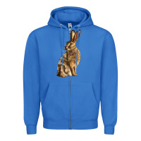 True Royal Hares Zipper Hoodie - LillyAllenDesigns