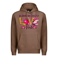 Chestnut in october we wear pink teacher Premium Hoodie - LillyAllenDesigns
