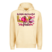 Pina Colada in october we wear pink teacher Premium Hoodie - LillyAllenDesigns