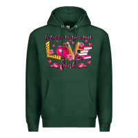 Sports Green in october we wear pink teacher Premium Hoodie - LillyAllenDesigns
