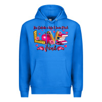 True Royal in october we wear pink teacher Premium Hoodie - LillyAllenDesigns