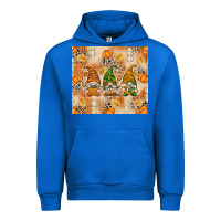 Cobalt fall with gnomes Urban Hoodie - texasbilliewilder