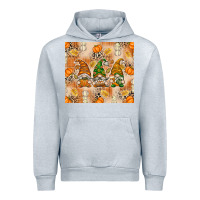 Heather Grey fall with gnomes Urban Hoodie - texasbilliewilder