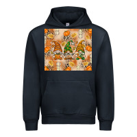 Navy fall with gnomes Urban Hoodie - texasbilliewilder