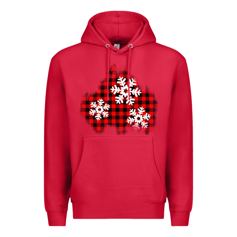 Christmas Snowflakes Patch Premium Hoodie by AdoDesignShop | Teevron