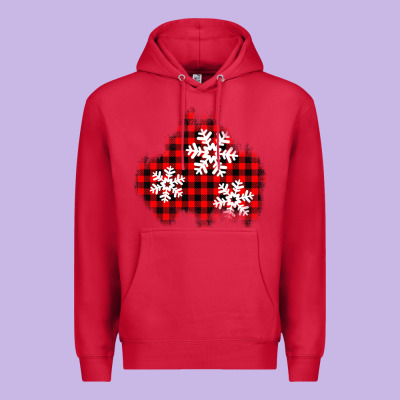 Christmas Snowflakes Patch Premium Hoodie Designed By Adodesignshop