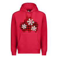 Cardinal Christmas snowflakes patch Premium Hoodie - AdoDesignShop