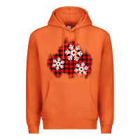 Carrot Christmas snowflakes patch Premium Hoodie - AdoDesignShop