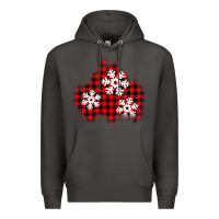 Smoke Christmas snowflakes patch Premium Hoodie - AdoDesignShop