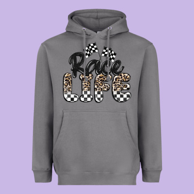 Race Life Heavyweight Hoodie Designed By Maliassmallbusiness
