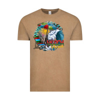 Vintage Coffee beach please Vintage Tee - SublimationCraftShop