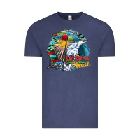 Vintage Denim beach please Vintage Tee - SublimationCraftShop