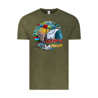 Vintage Olive beach please Vintage Tee - SublimationCraftShop